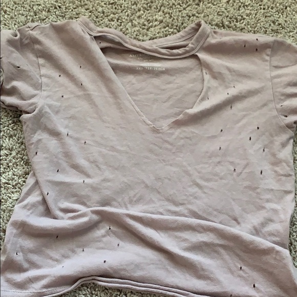 Distressed crop top - Picture 2 of 3